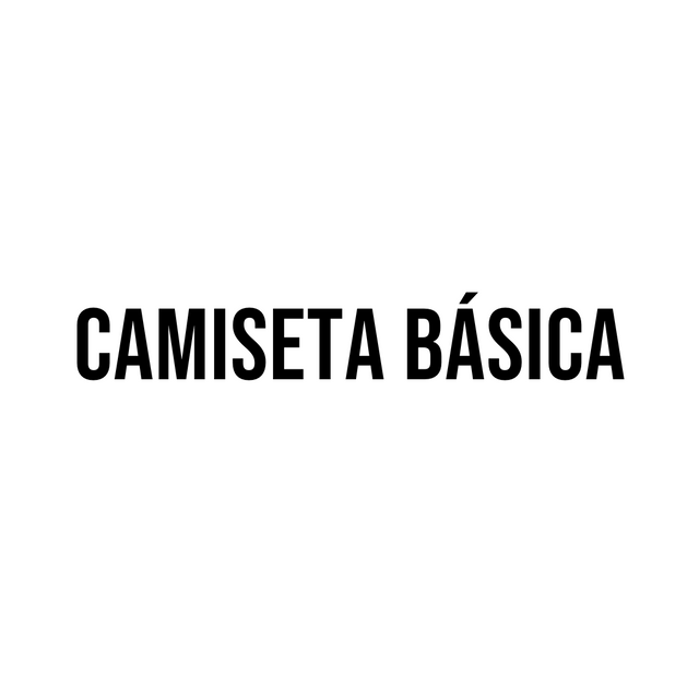 Camiseta básica